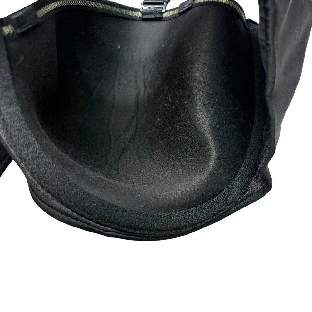 Cacique Womens Bra 44D Black Smooth Lightly Lined Strapless Multi Way Underwire